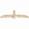 Ekena Millwork Bellingham Rough Sawn Timber Gable Bracket, Douglas Fir, 84"W x 28"H x 6"D x 6"F, 8/12 Pitch GBW084X28X0606BEL00RDF - alternate 4
